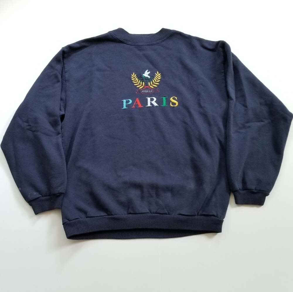 Vintage Robbler Paris France Crewneck Sweatshirt